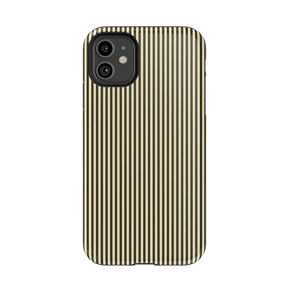 Stripes and the City | Black Pinstripes Case