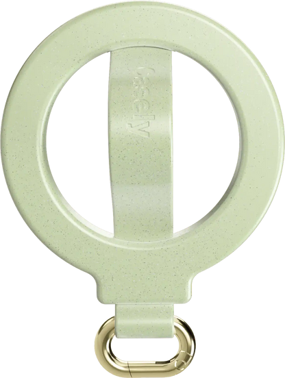 Kiwi Kiss | Matcha Green Shimmer MagRing+ with Keychain