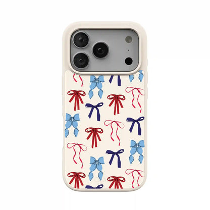 American Girlie | Red White & Blue Bows Case