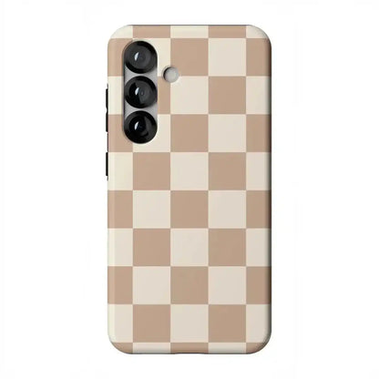 Fit Check | Neutral Checkerboard Samsung Case