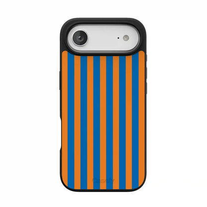 Go New York | Blue & Orange Stripes Case