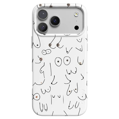 I'm With Her | Black & White Boobs Case