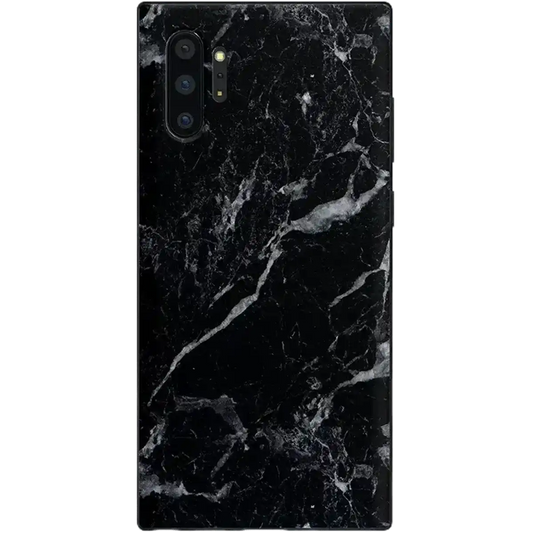 Black Pearl | Classic Black Marble Samsung Case