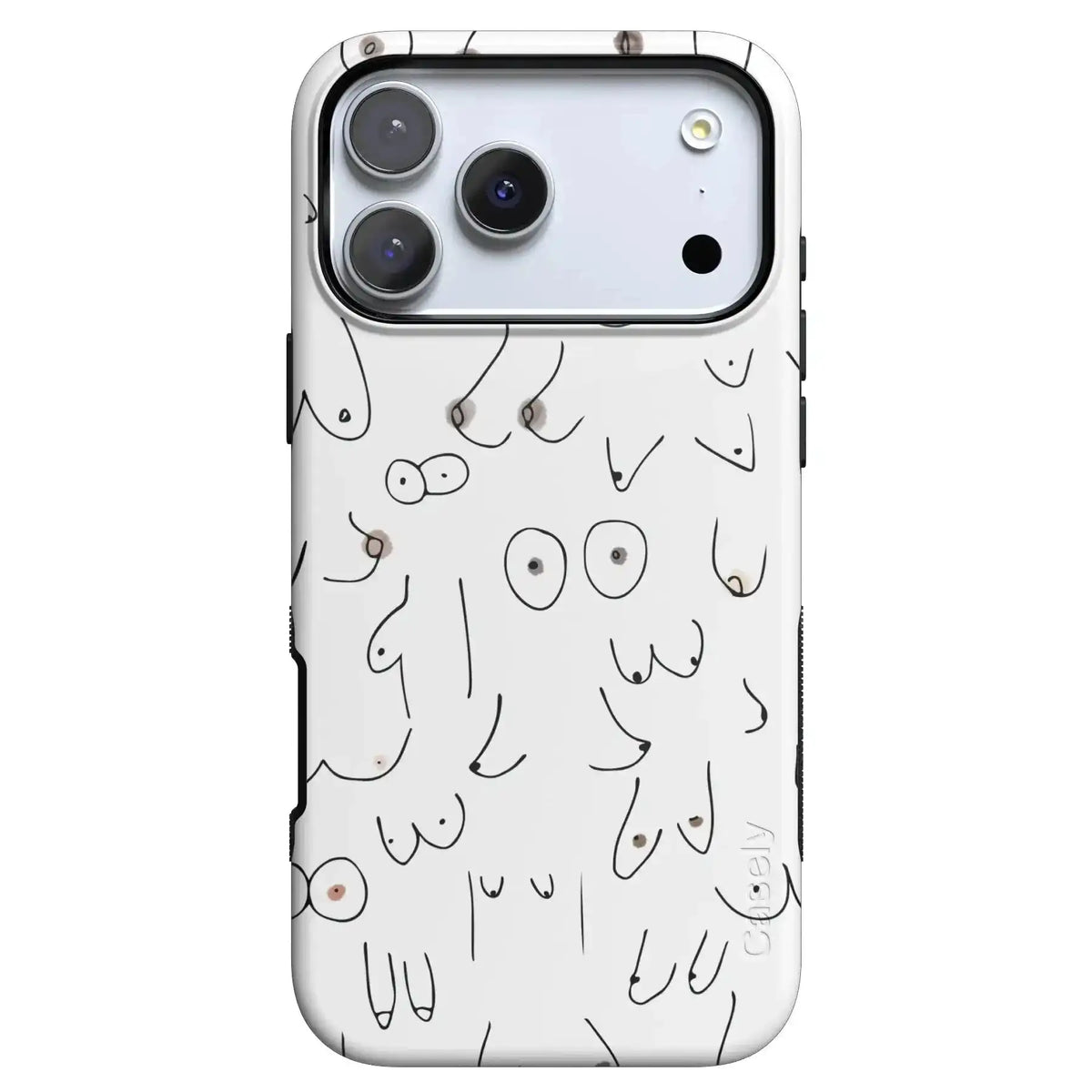 I'm With Her | Black & White Boobs Case
