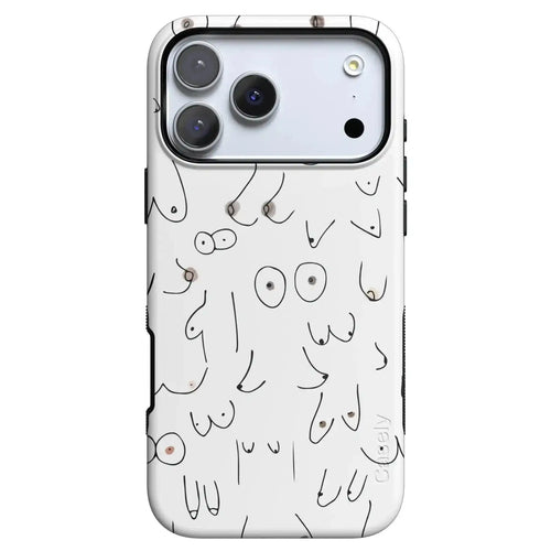 I'm With Her | Black & White Boobs Case
