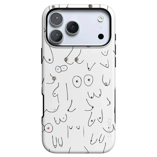I'm With Her | Black & White Boobs Case