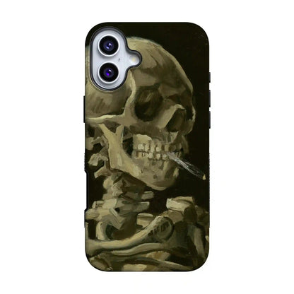 Van Gogh | Head of a Skeleton with a Burning Cigarette Phone Case