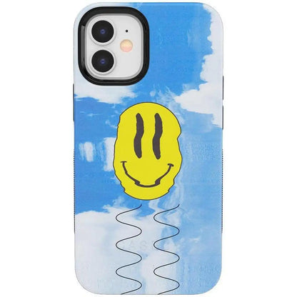 On Cloud Nine | Glitch Smiley Face Case