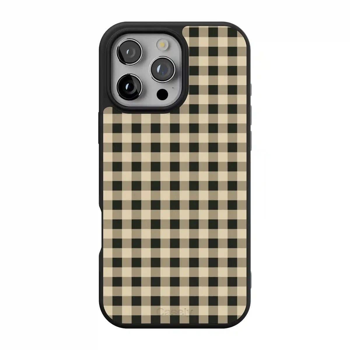 Cedar Lane | Black & Cream Gingham Case