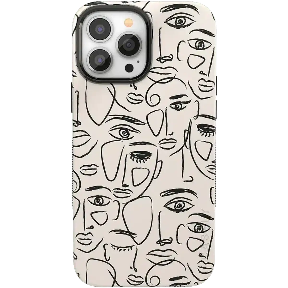 We're All Human | Minimal Face Art Case