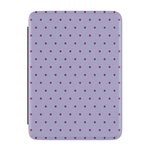 On the Dot | Purple & Plum Polka Dot Kindle Case