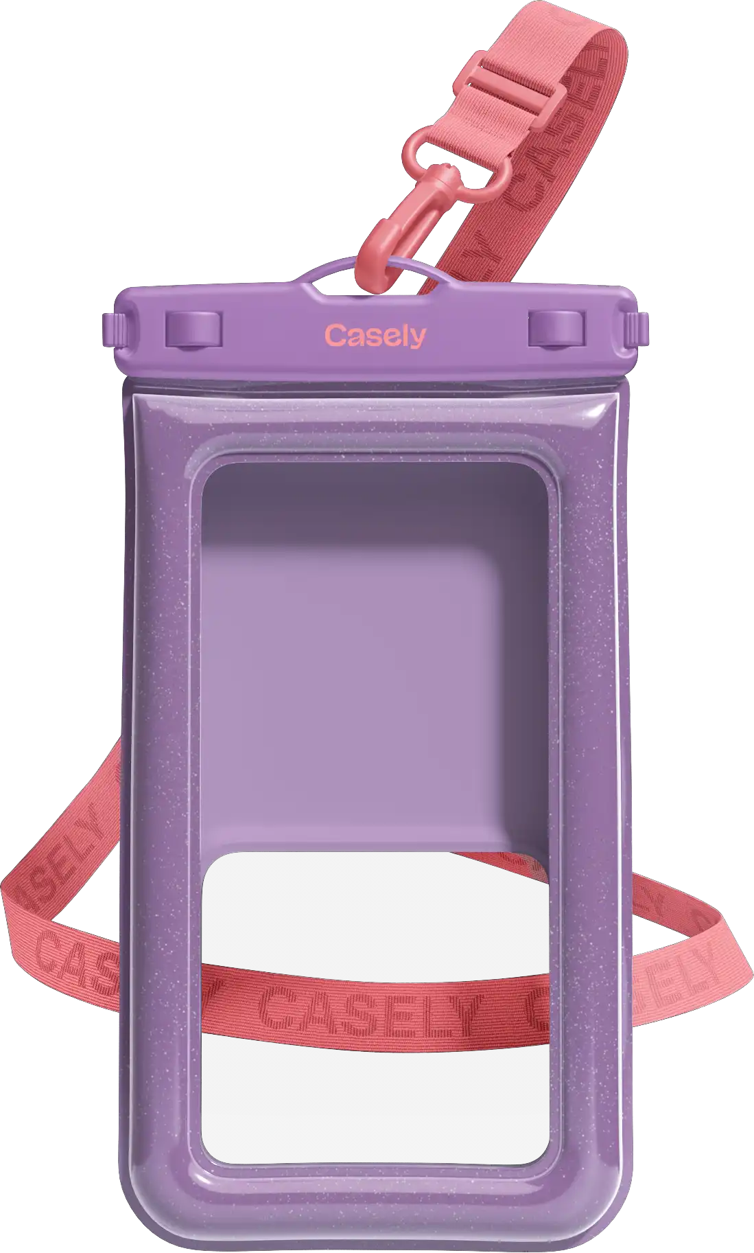 AquaBuddy | Lavender Waves Purple Shimmer Waterproof Phone Pouch