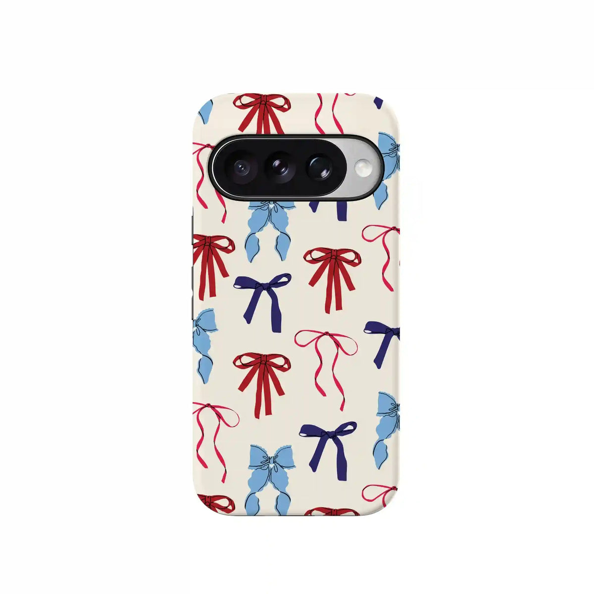 American Girlie | Red White & Blue Bows Case