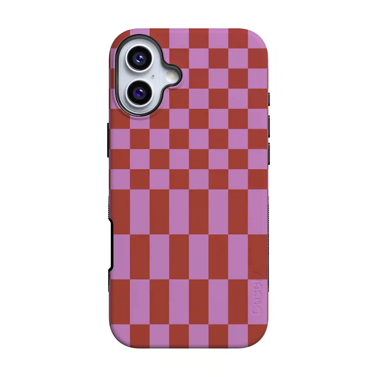 Vibe Check | Pink Checkerboard Case