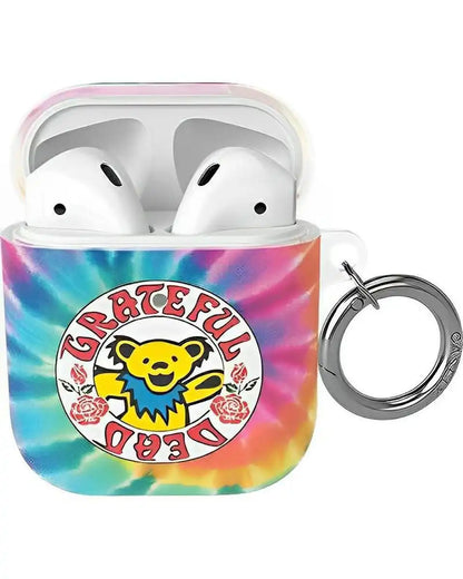 On Tour | Grateful Dead Tie Dye Sticker AirPods Case