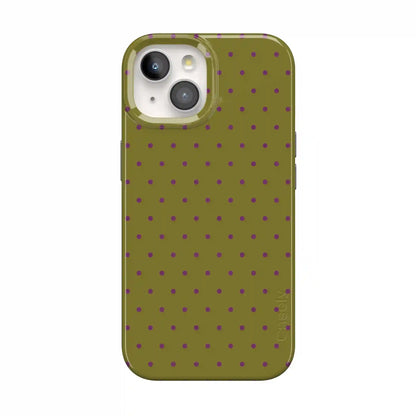 On the Dot | Moss & Plum Dots Case