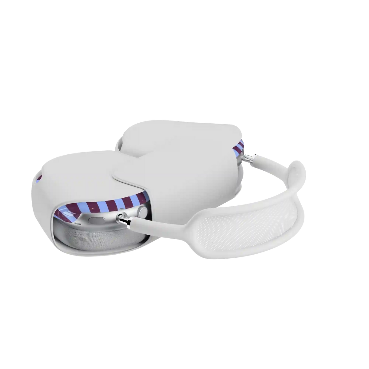 Perfect Stripes | Purple & Blue Stripes AirPods Max Case