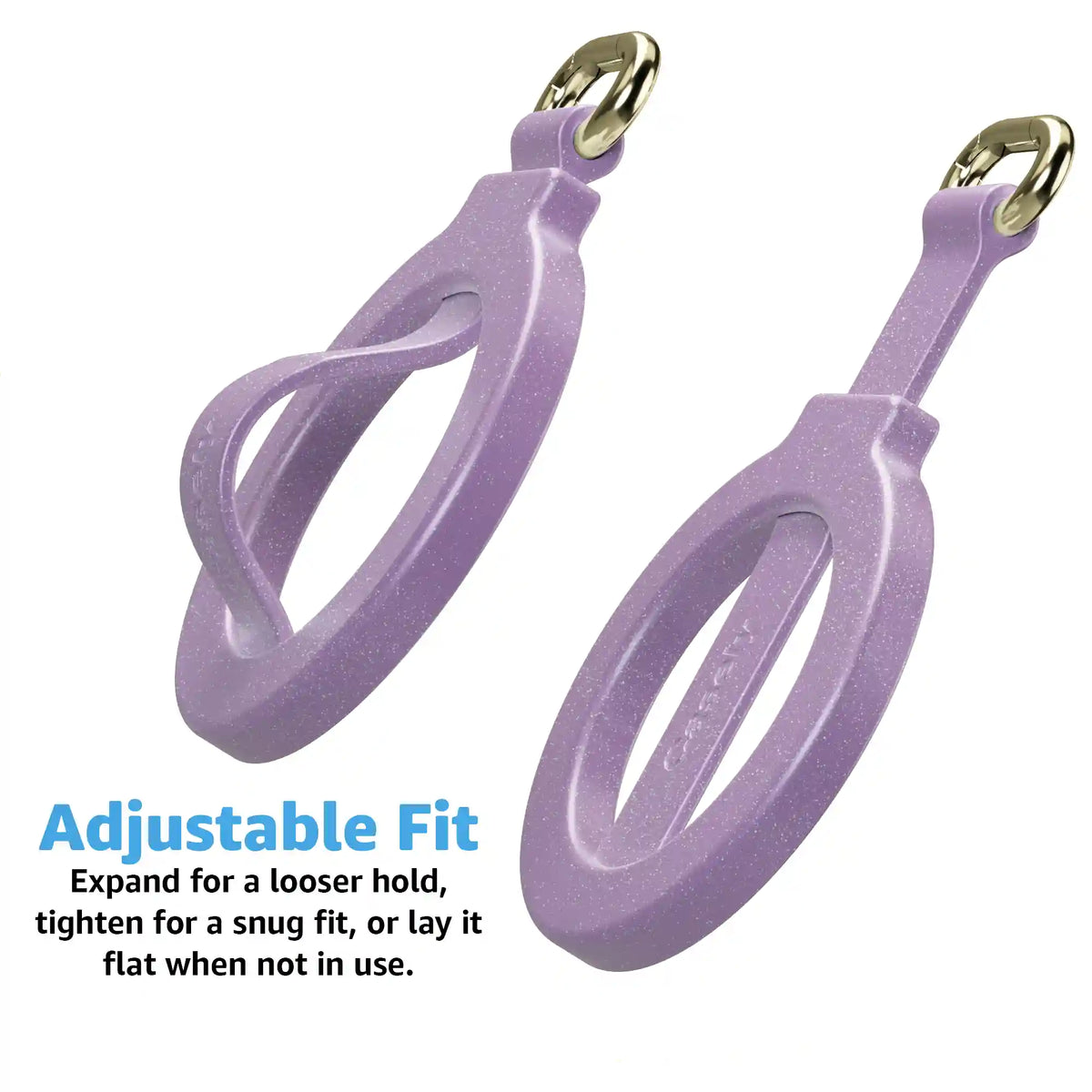 Lavender Waves | Purple Shimmer MagRing+ with Keychain