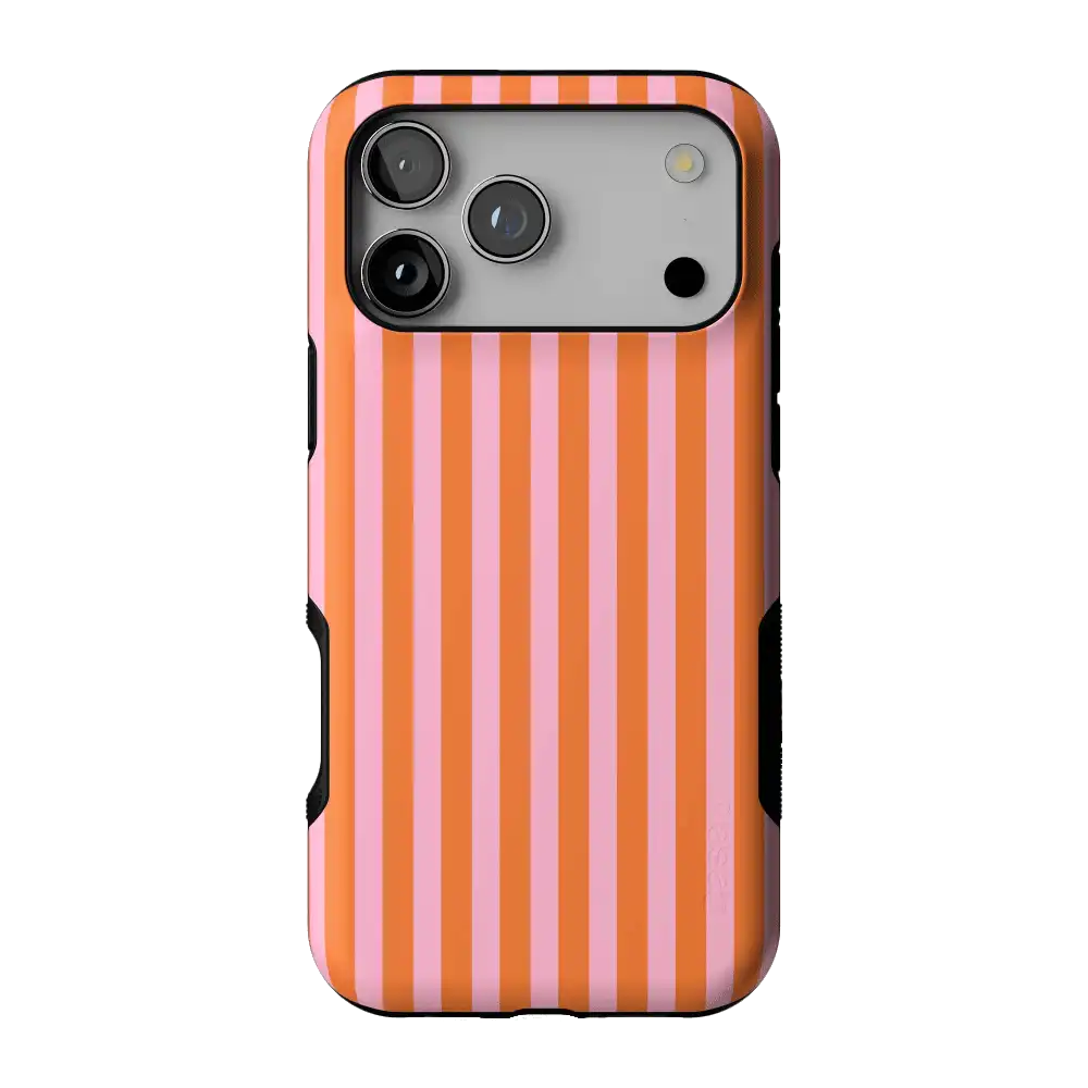 Perfect Stripes | Orange & Pink Stripes Case