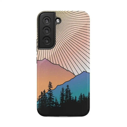 Golden Hour | Mountain Sunset Samsung Case