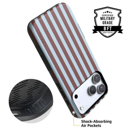 Sunday in Brooklyn | Blue Stripes Case