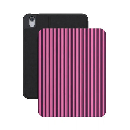 Stripes and the City | Pink & Purple Pinstripe iPad Case