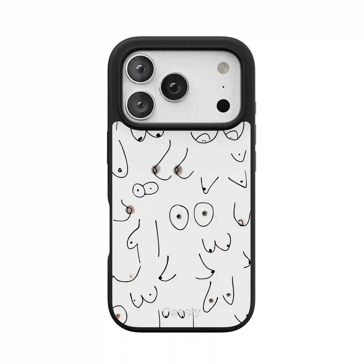 I'm With Her | Black & White Boobs Case