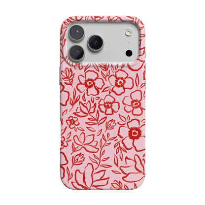 Blush Garden | Floral Doodle Case