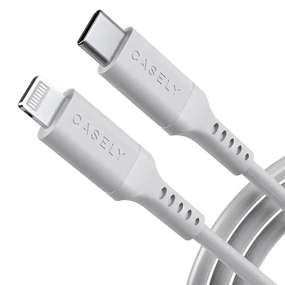 Fast Charging Cable | MFi Certified Lightning to USB-C Cord - White Cord