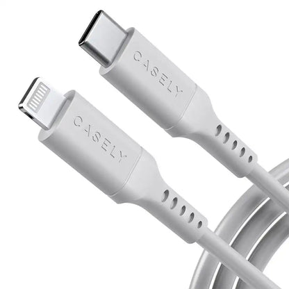 Fast Charging Cable | MFi Certified Lightning to USB-C Cord - White Cord