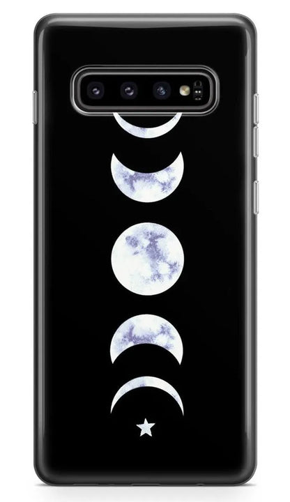 It's Just a Phase | Marble Moon Samsung Case