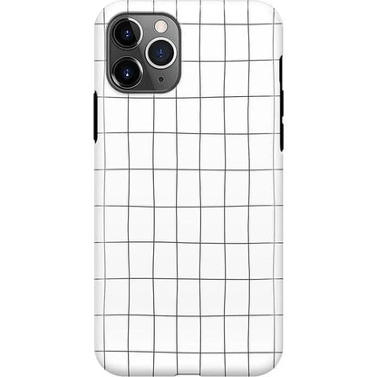 Off the Grid | White & Black Lined Case