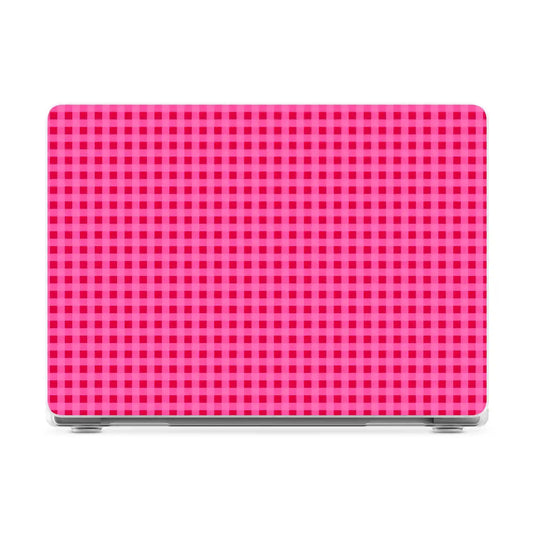 Sweet Jam | Hot Pink Gingham Laptop Shell