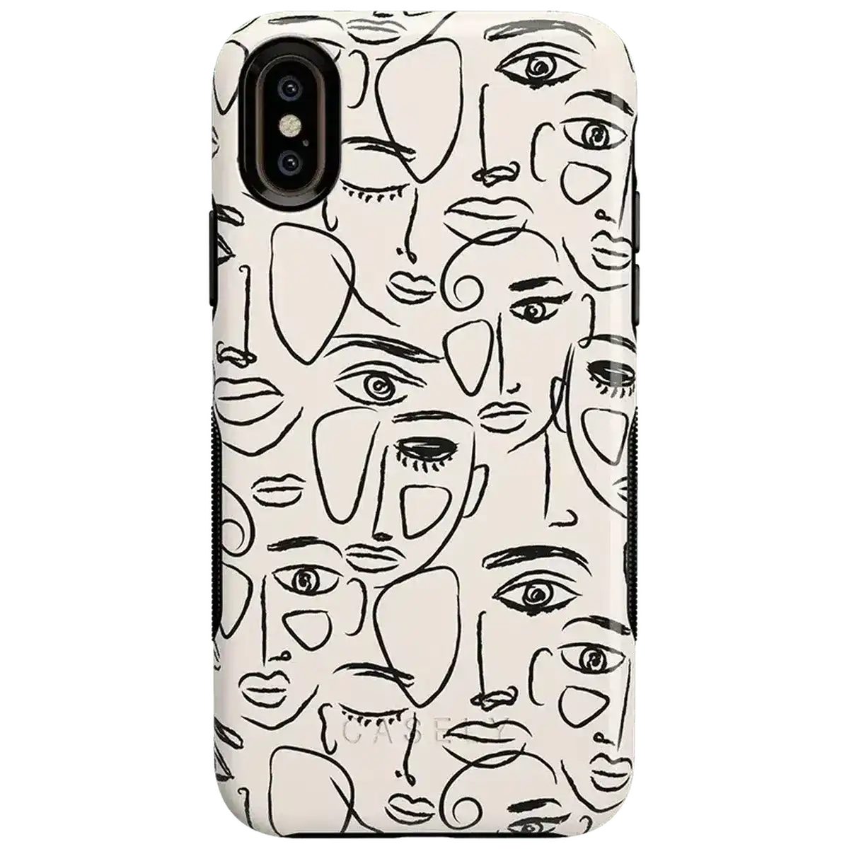 We're All Human | Minimal Face Art Case