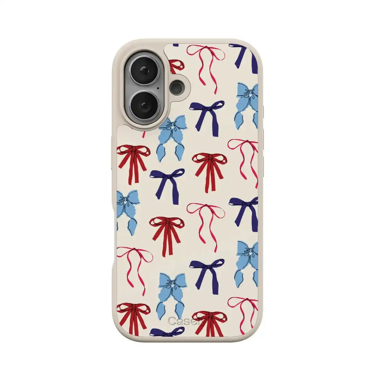 American Girlie | Red White & Blue Bows Case