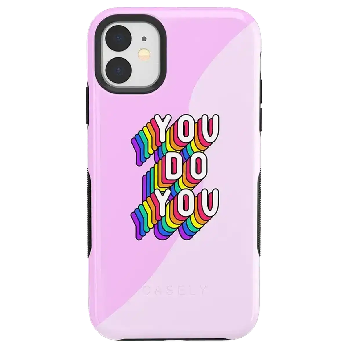 YOU DO YOU | Purple Print iPhone Case