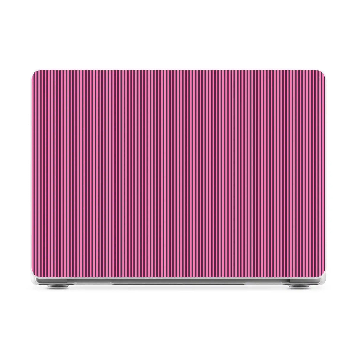 Stripes and the City | Pink & Purple Pinstripe Laptop Shell