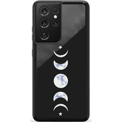 It's Just a Phase | Marble Moon Samsung Case