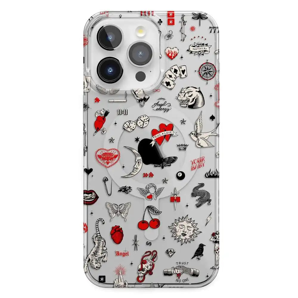Not a Phase | Clear Flash Tattoo Case