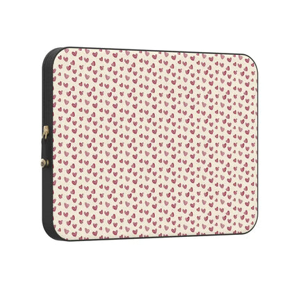 Lovebug | Mauve Hearts Laptop Case
