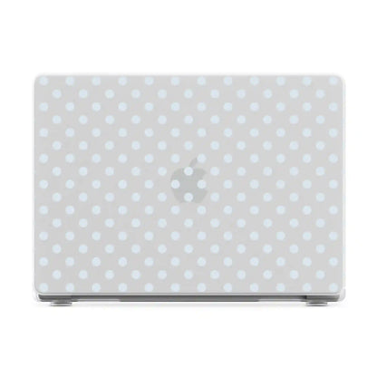 Spotted in SoHo | Light Blue Clear Polka Dot Laptop Shell