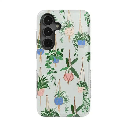 Hanging Around | Potted Plants Floral Samsung Case
