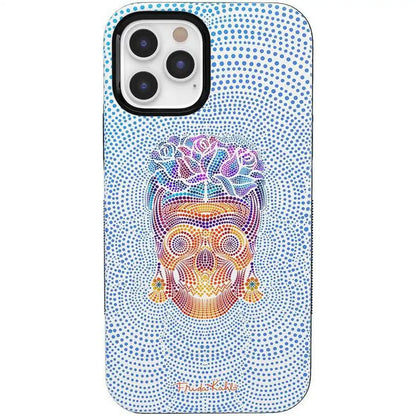 Vida y Muerte | Frida Kahlo Dotted Skull Case
