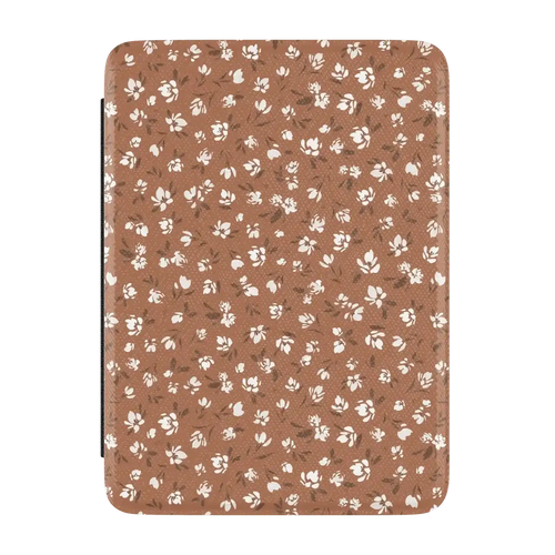 Mocha Meadow | Tiny Flowers Kindle Case
