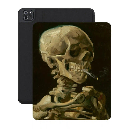 Van Gogh | Head of a Skeleton with a Burning Cigarette iPad Case