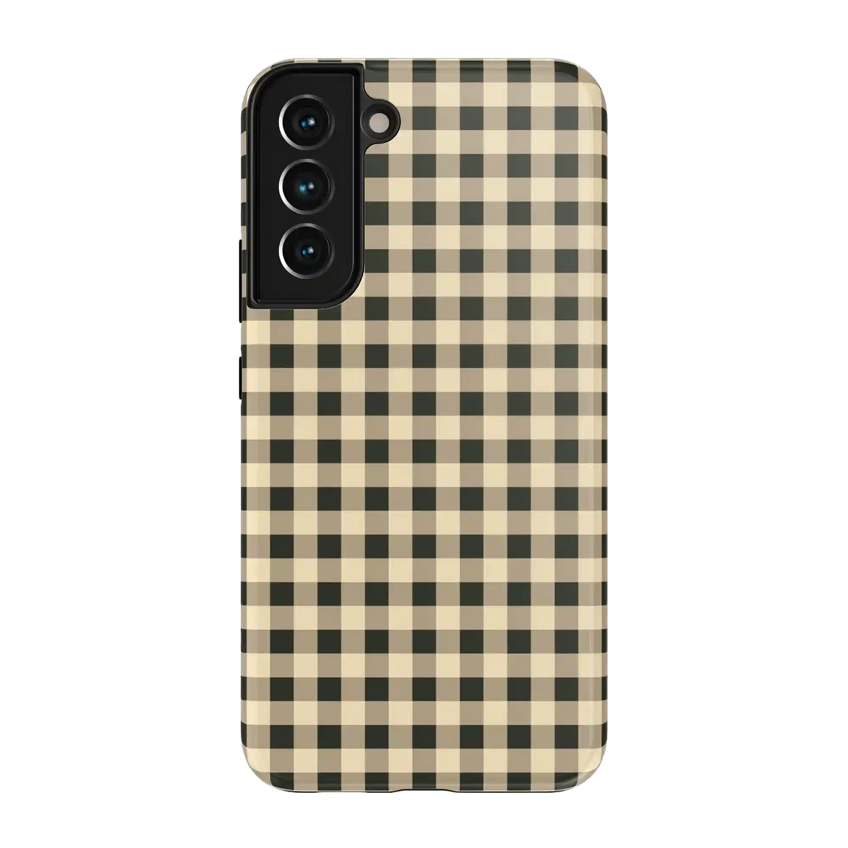 Cedar Lane | Black & Cream Gingham Case