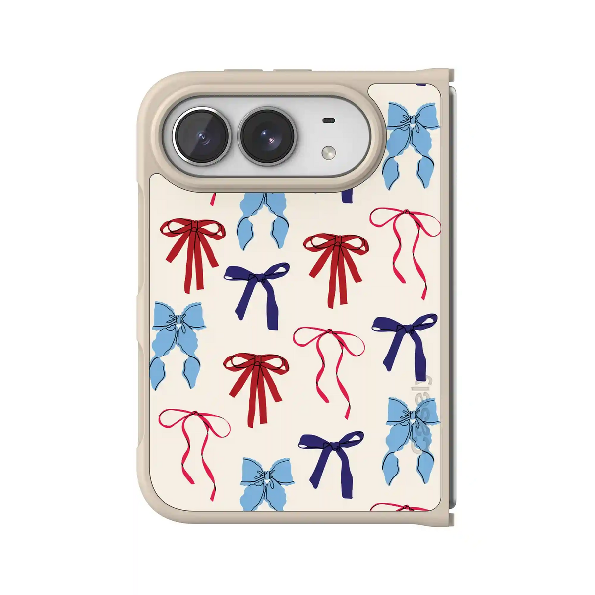 American Girlie | Red White & Blue Bows Case