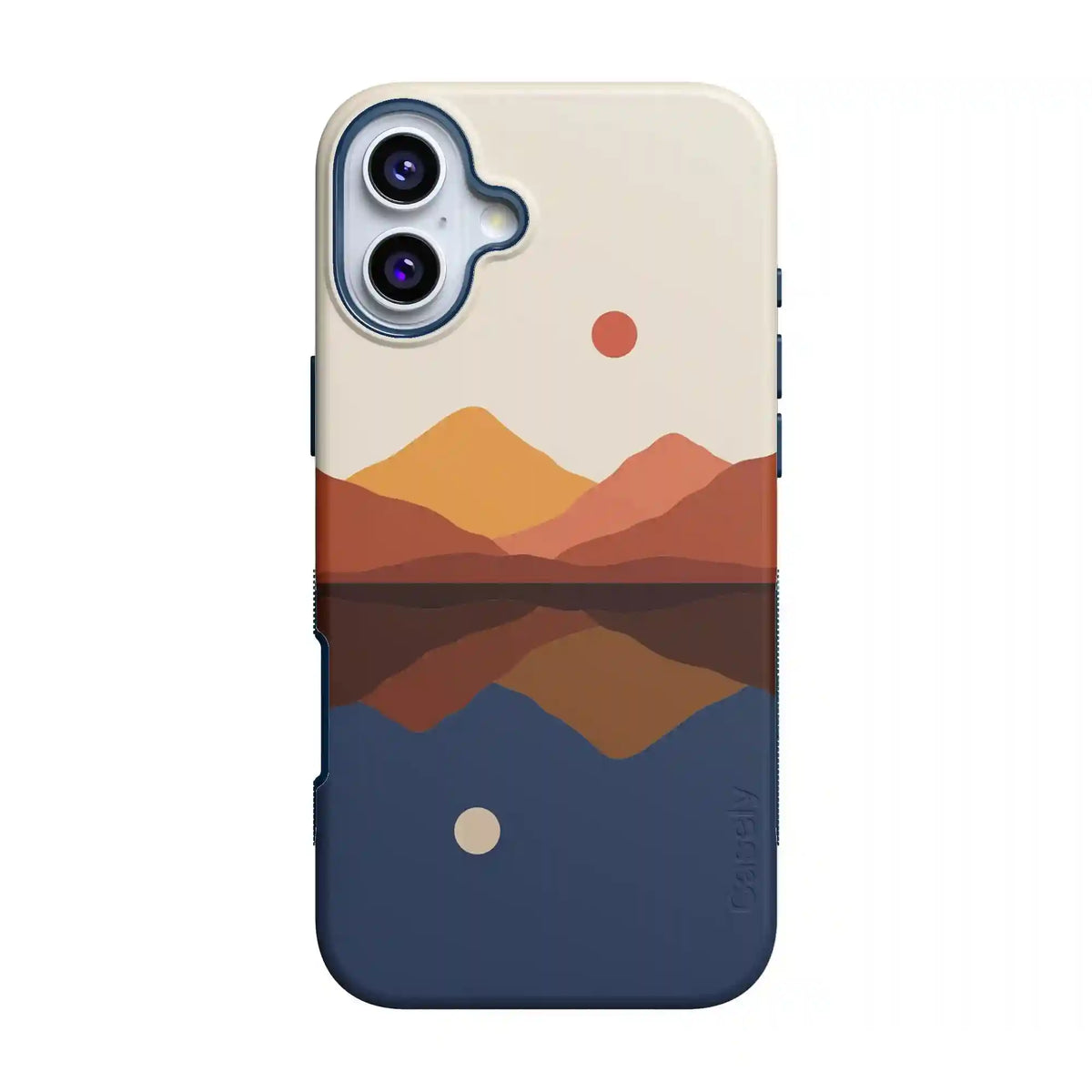 Opposites Attract | Day & Night Colorblock Mountains Case