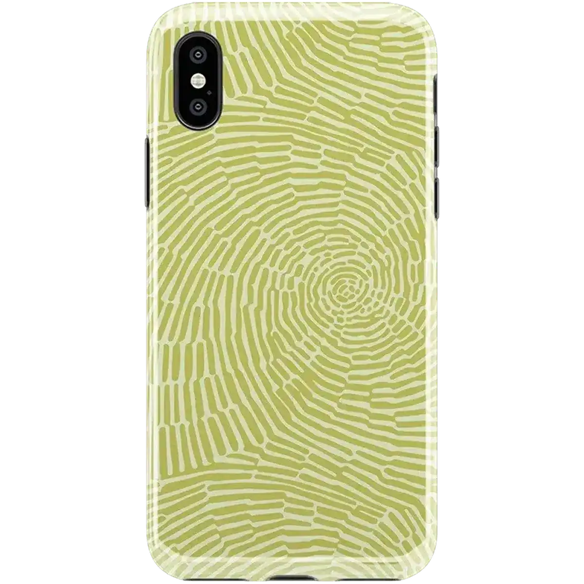 Swirl Away | Tea Green Geometric Case