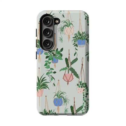 Hanging Around | Potted Plants Floral Samsung Case